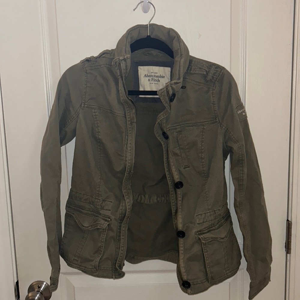 Abercrombie Army Green Jacket